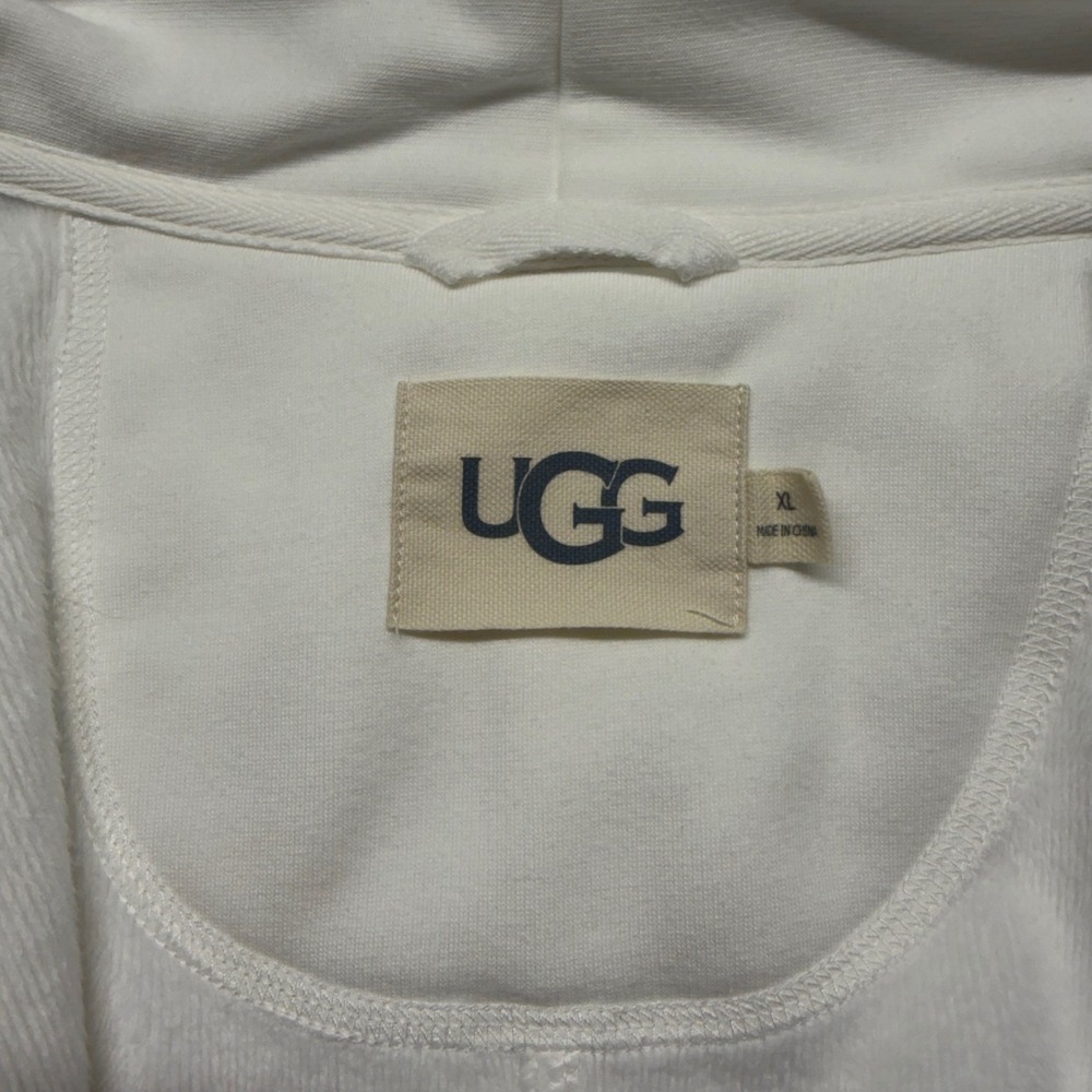 UGG Braelyn II Wrap Cardigan Robe Cream Belted Cozy Lounge XL - Picture 3 of 7